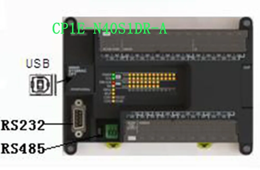 Original New PLC CPU AC100-240V input 24 point relay output 16 point CP1E N40S1DR-A N40S1DR Motor controller CP1E-N40S1DR-A