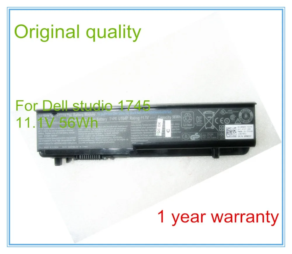 Original battery For 17 1745 1747 1749 312-0186 N855P U164P 6Cells 56WH