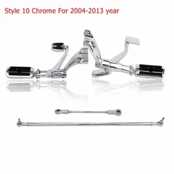 Motorcycle Forward Control Pegs Linkages For Harley Sportster XL 883 1200 1991-2003 2004-2013 2014-2022