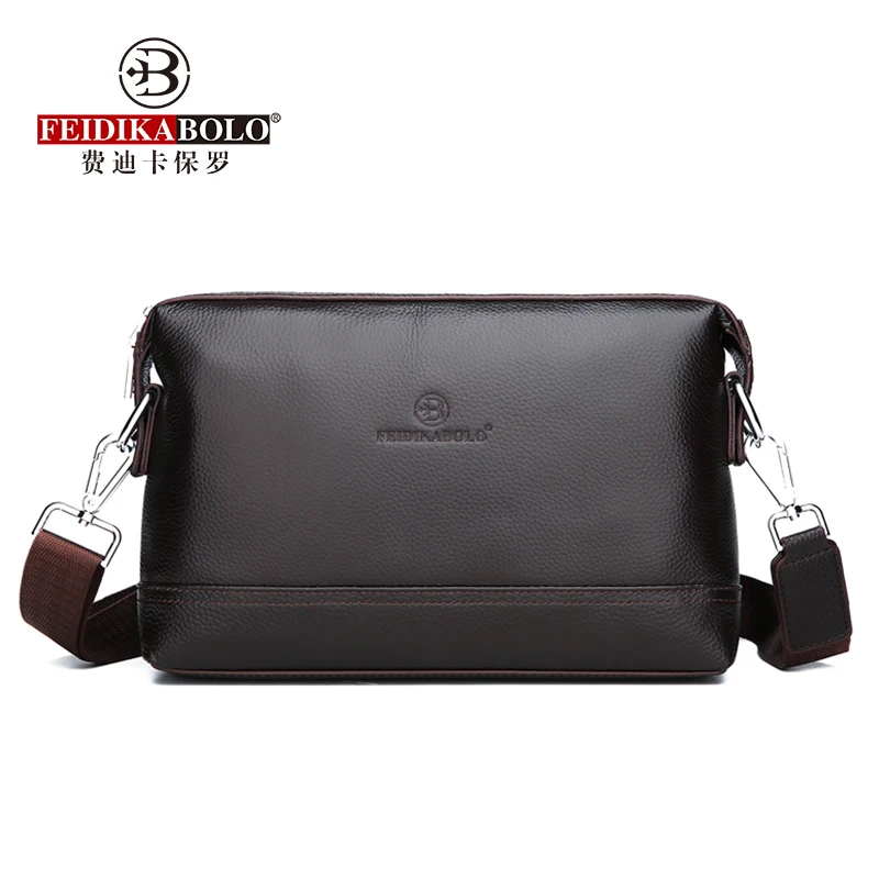 FEIDIKABOLO High Quality Simple Men's Shoulder Bag New Fashion Business Briefcase Casual Messenger Multifunctional Bag