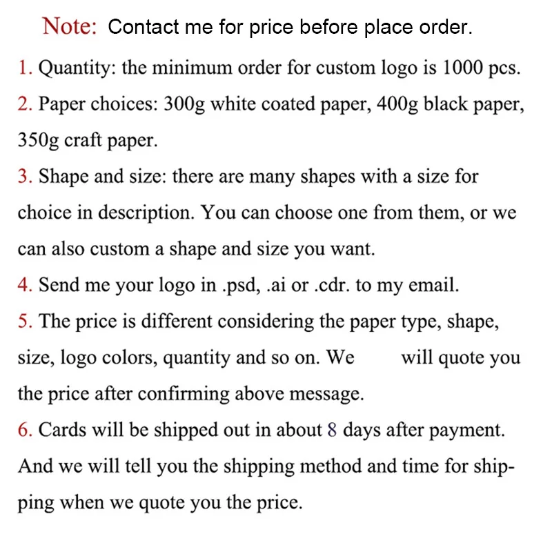 Custom Logo Kraft Paper Jewelry Display Tag Custom Printed  Necklace Earrings Cards Bracelet Ring Jewelry Packaging Cards