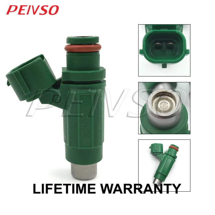 PEIVSO 4pcs MR988406 MN183292 Fuel Injector For Mitsubishi Lancer Outlander 2.4L L4 2004