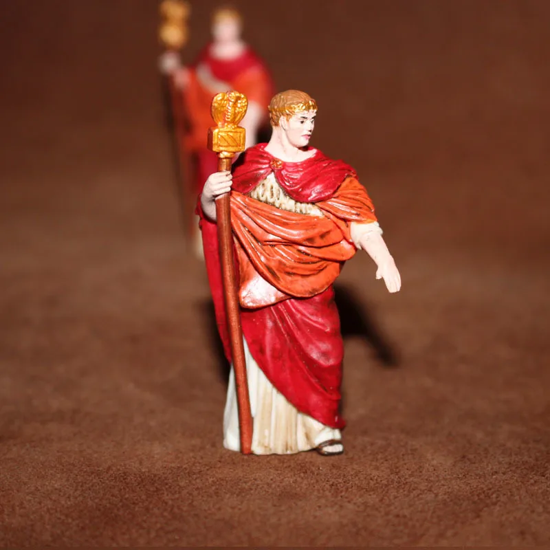 

Моделирование специальный литье ПВХ кукла модель детские игрушки миниатюрная сцена песок украшение стола древний римский император