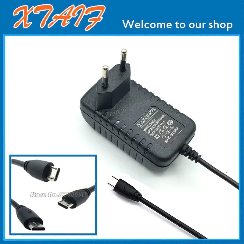 2A AC Adapter Wall Charger DC Power Cord for HP Slate 7 2800 2801 Android Tablet EU/US/UK Plug