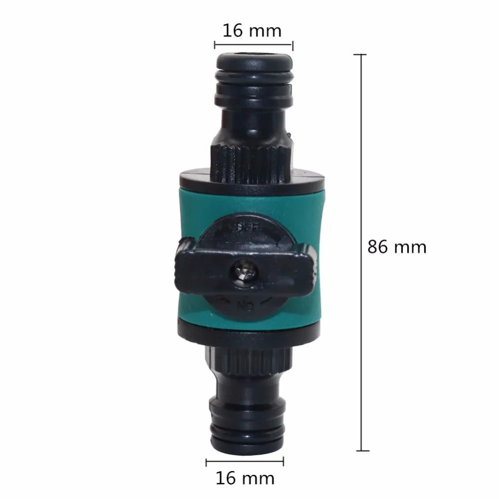 2 PCs water connectors pipe fittings plastic 1/2 quick connector prolong hose length irrigation system