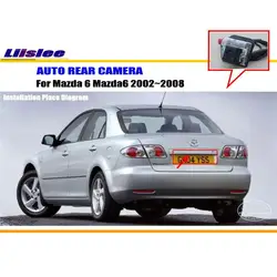 For Mazda 6 GG1 2002-2012 GG GY Wagon Car Rear View Rearview Camera Backup Back Parking AUTO HD CCD CAM Accessories Kit
