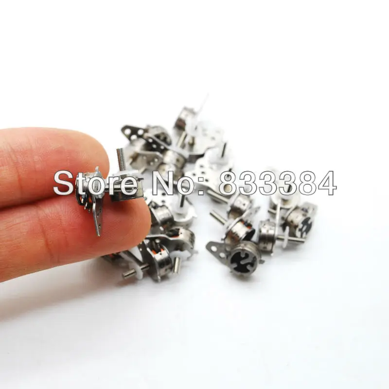 NEW 10pcs Japan  Nidec  4 Wire 2 Phase micro stepper motor D7xH4mm with a small division bar for camera