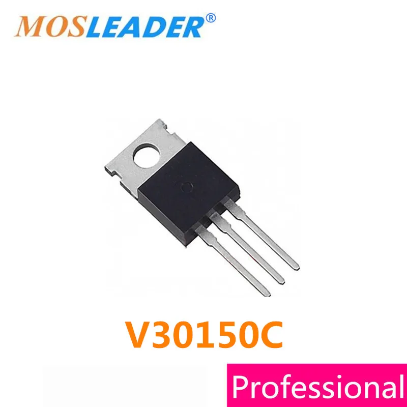 

Mosleader, 50 шт в наборе, TO220 V30150C V30150 30A 150 V высокого качества