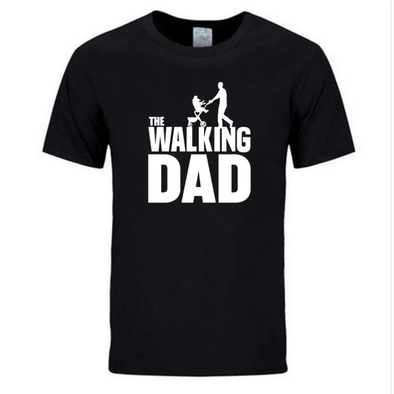 New men Summer fashion The Walking Dad Fathers Day Gift Men's Funny T Shirt Short Sleeve Cotton Novelty Men Tshirt Plus Size