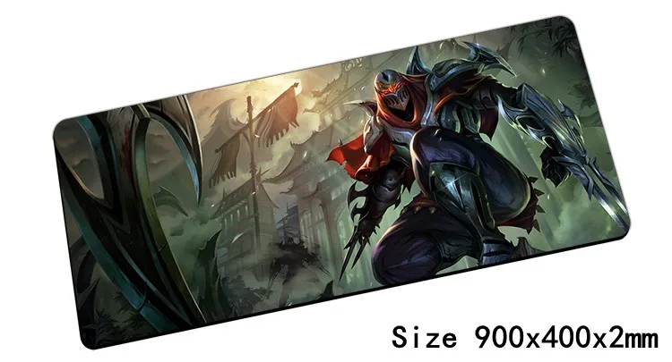 Popular Zed mouse pad 90x40cm pad mouse lol notbook computer mousepad Master of Shadows gaming padmouse gamer laptop mouse mats