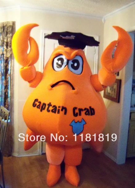 

MASCOT captain crab mascot costume custom fancy costume cosplay kits mascotte fancy dress carnival costume