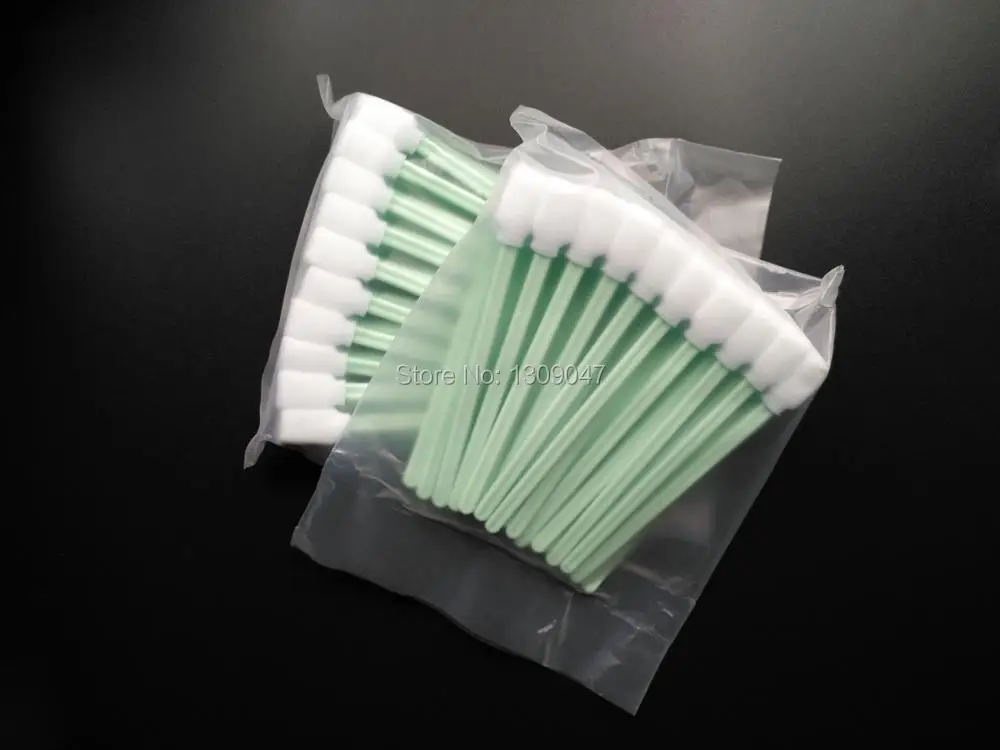 Good quality!!!  100PCS Solvent Cleaning Tool For Epson Roland Mimaki Mutoh DX2 DX4 DX5 DTG Printhead Cleaning Foam