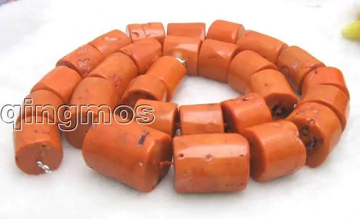 Beautiful! Big 20-30mm GENUINE NATURAL graduate Thick Slice Pink Coral Long 35