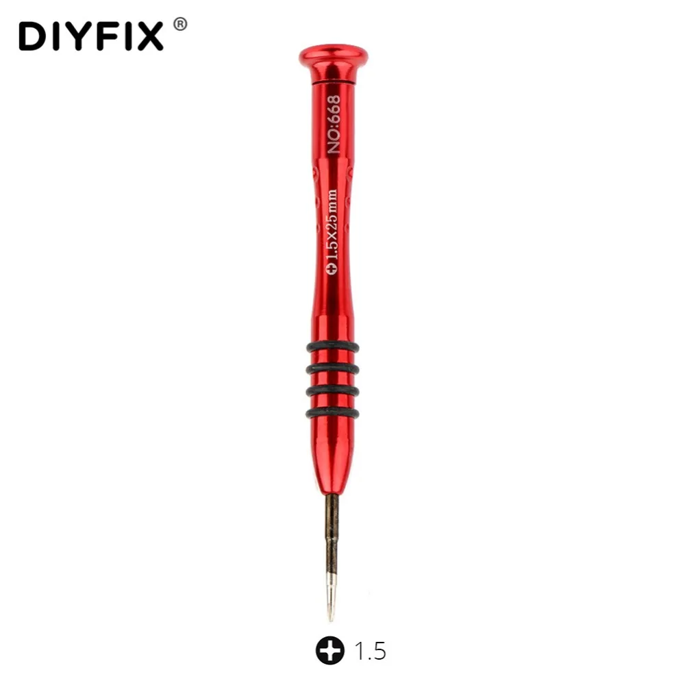 DIYFIX 1.5 مللي متر فيليبس الدقة مفك لسامسونج xiaomi هواوي 1.5 مللي متر عبر رئيس العالمي الهاتف إصلاح DIY أدوات