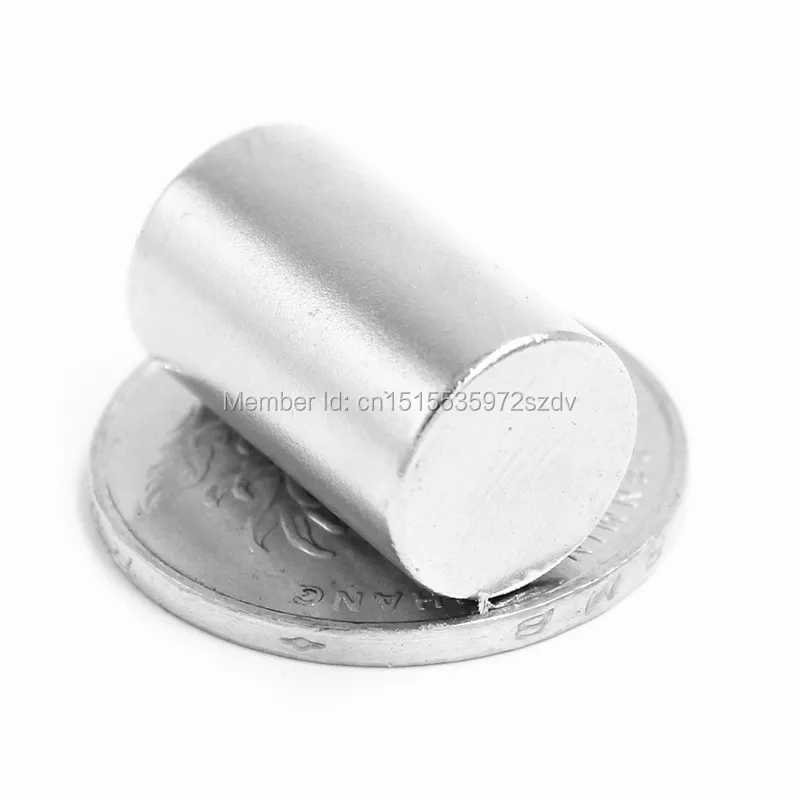 100pcs Strong Round Dia  12mm x 20mm N35 Rare Earth Neodymium Magnet Art Craft Fridge 12x20mm