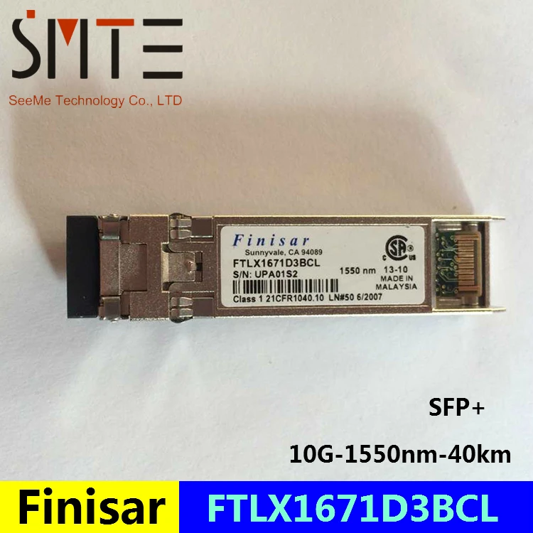 

Finisar FTLX1671D3BCL 10G-40km-1550nm-SFP+ fiber optic