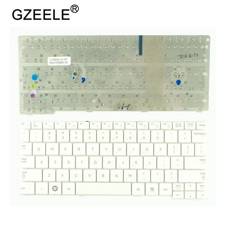 

GZEELE New US English keyboard white for Samsung NF110 N310 NF108 Keyboard