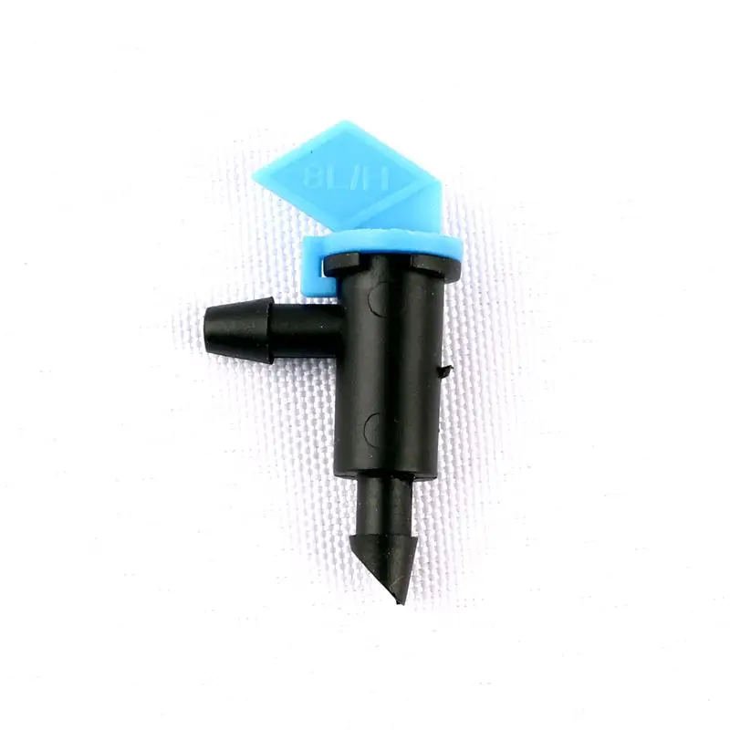 20pcs 8L/H Flag Dripper Blue Drip Emitter Drip Head for Water Saving Irrigation Raised Bed Irrigation System 8 Litter Drip