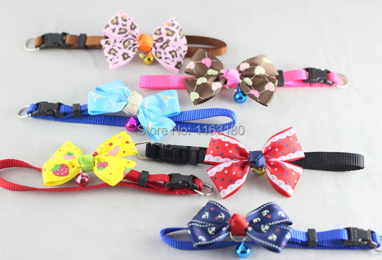 200 pcs/lot New Fashion Cute Dog Puppy Cat Kitten Pet Toy  Bow Tie Necktie Collar Clothes decoration  free shipping