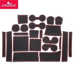 smabee Gate slot pad for Mitsubishi DELICA D:5 d5 Door Cup Pad Non-slip Mats Interior Accessories Rubber Coaster