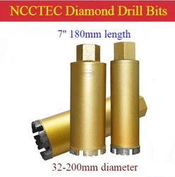 1''- 8'' * 7'' short crown DRY diamond drill bits Wire box hole opener | 25-200mm * 180mm Reinforced concrete range Hood