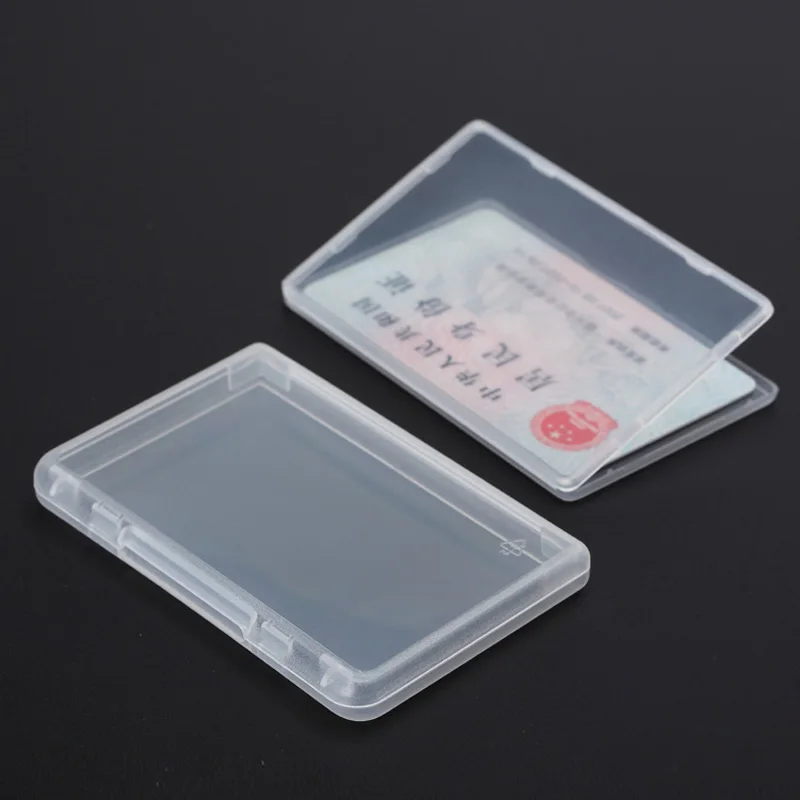 PP Plastic Storage Box Transparent Small Case credit bank vip card Pack boxes DIY Making Part Material Accessories Supplies