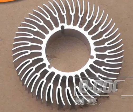 5PCS High-power round aluminum heat sink led lamp bead sunflower radiator 70*28*15mm 3 hole lamps and lanterns radiator