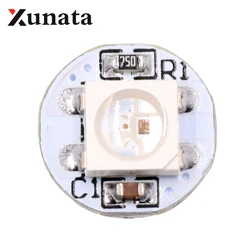 100 x WS2812B mini board (10mm*3mm) Heatsink 5V WS2811 WS2812 built-in RGB led pixel nodes Addressable RGBW WWA led module New