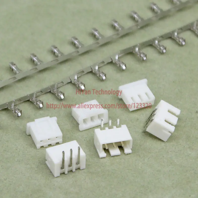 Conector xh2.54 3pin 90 ° passo: 100mm 2.54 polegadas, cabeçalho 3aw + terminal + gabinete