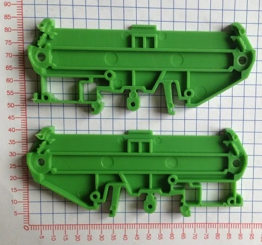 10 Set tipo di estrusione articolo per JUM72-B modulo piastra laterale deflettore modulo scheda per scheda PCB