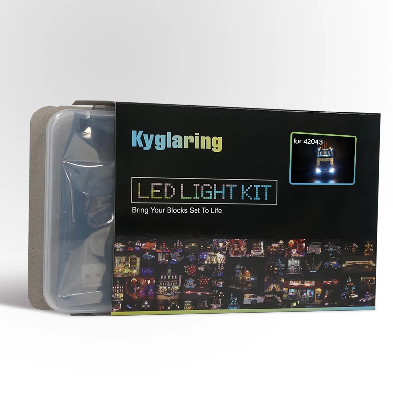 LED light up kit (only light included) for lego 42043 Compatible with technic series the Arocs 3245 truck
