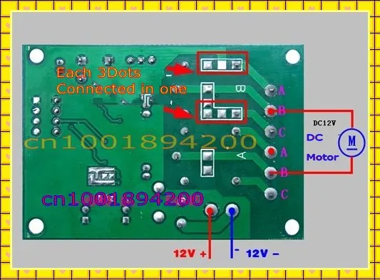 DC12V Motor Remote Controller Motor Forward Reverse Remote Control Switch Momentary Toggle Latched Adjusted Learning Code