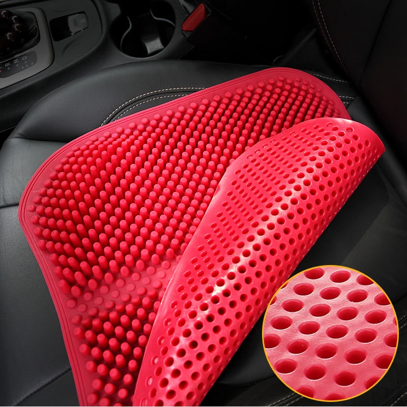 ZD Silicone Anti-skid massage cushion car seat cover For Mercedes W203 BMW E39 E36 E90 F30 F10 Volvo XC60 Alfa Romeo Audi A6 c5