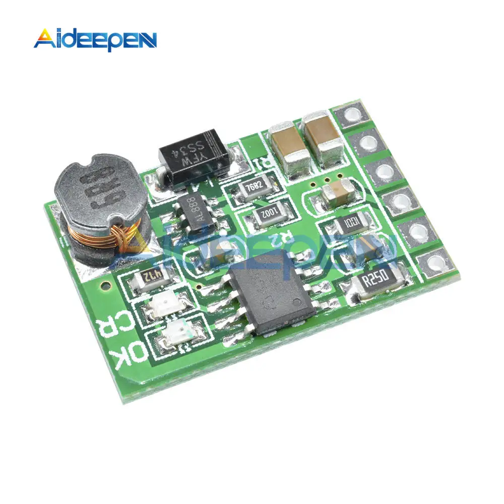 DC 5V 12V Discharger Board DC DC Converter Boost Step-up Module UPS Diy Li-lon LiPo Lithium Battery