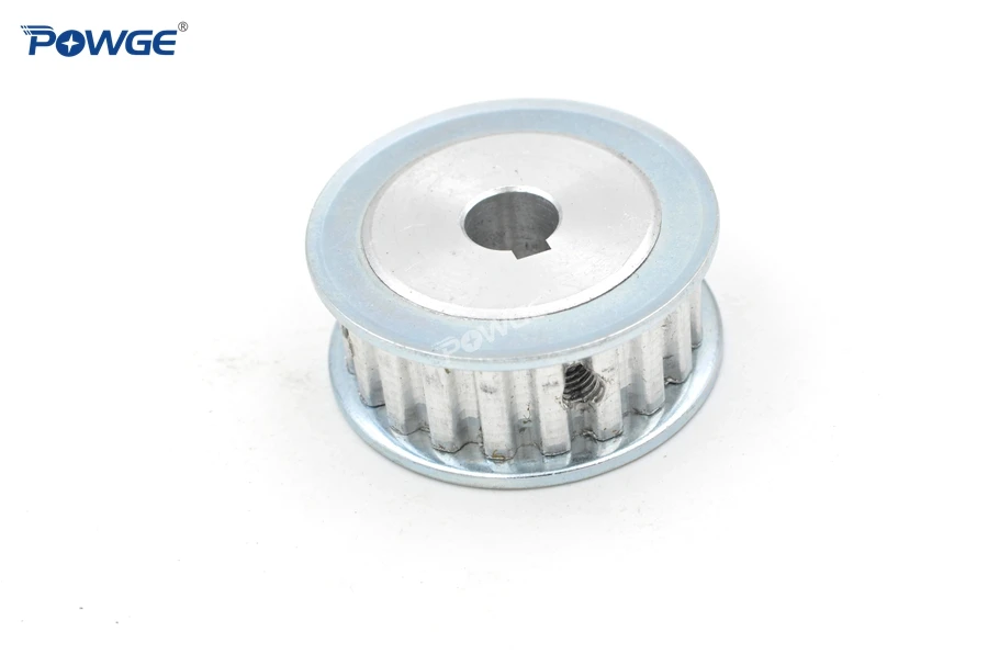 POWGE 25 Teeth XL Timing pulley keyway Bore 8/10/14/15/16/17/18/19/20mm for width 10mm XL Synchronous Belt gear  25teeth 25T