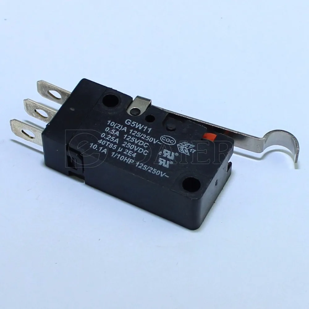 1Pcs Waterproof Micro Black Switches High Quality IP67 Conventional Lever Arm 10A 125VAC/250VAC 3Pin With Solder Terminal