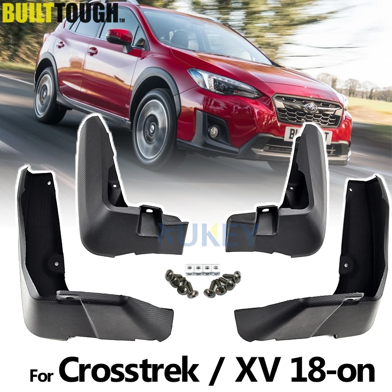 4Pcs Front Rear Car Mud Flaps For Subaru XV Crosstrek 2018 Mudflaps Splash Guards Mud Flap Mudguards Accessories 2019