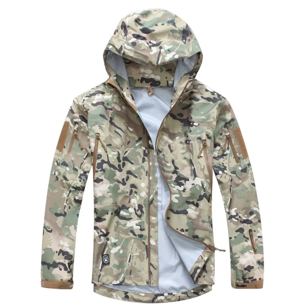  Stalker Fishing Waterproof Hard Shell Outdoor Jacket Shark Skin  Camouflage Hunting Jackets Sport  Clothes