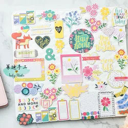 KSCRAFT piękny dzień folia papier karton wycinane naklejki dla majsterkowiczów Scrapbooking/dekoracja albumu fotograficznego tworzenie kartek rzemiosło