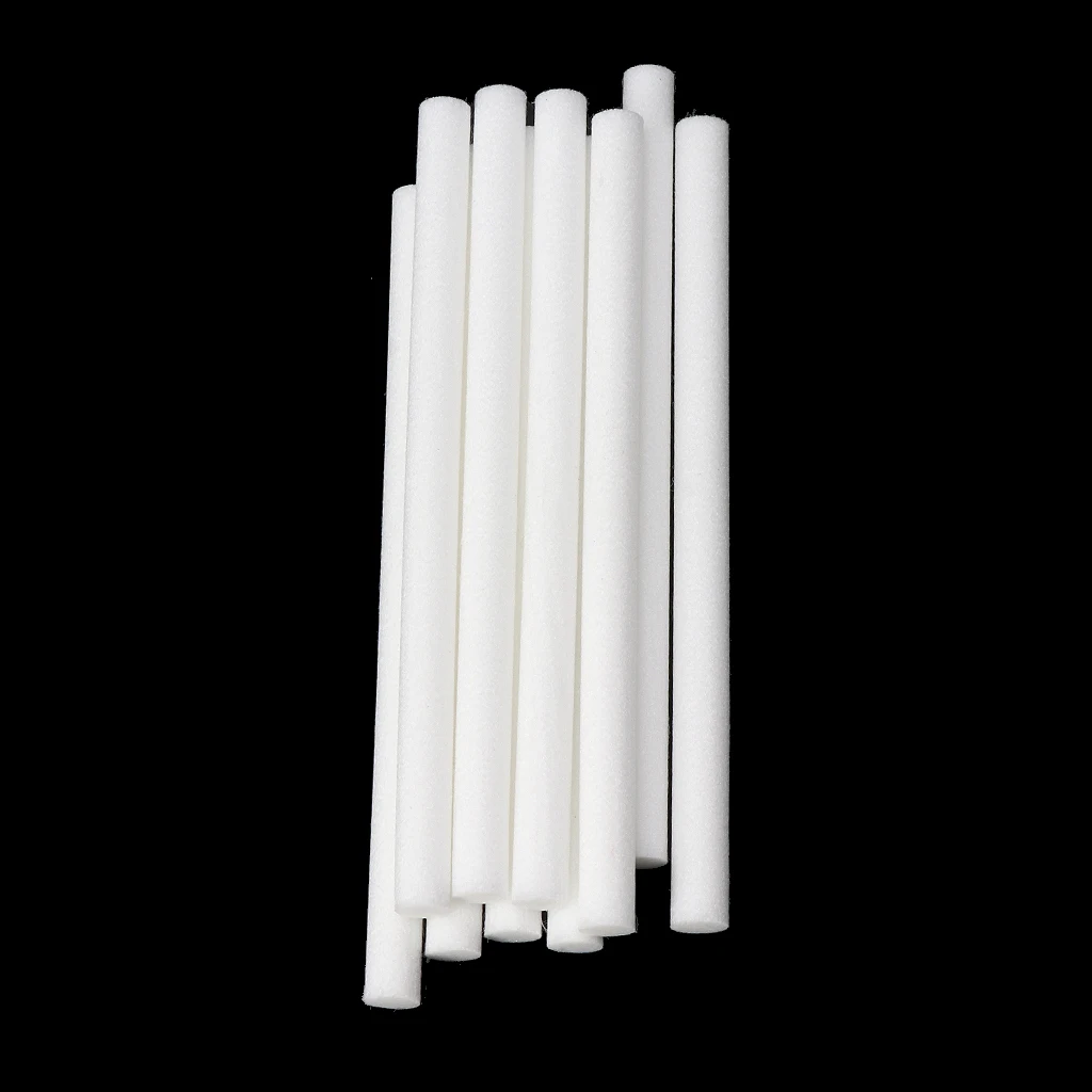 10mmx170mm Cotton Swab for Air Humidifier 10 PCS for car diffuser Aroma Diffuser Humidifiers Filters Can Be Cut Replace Parts