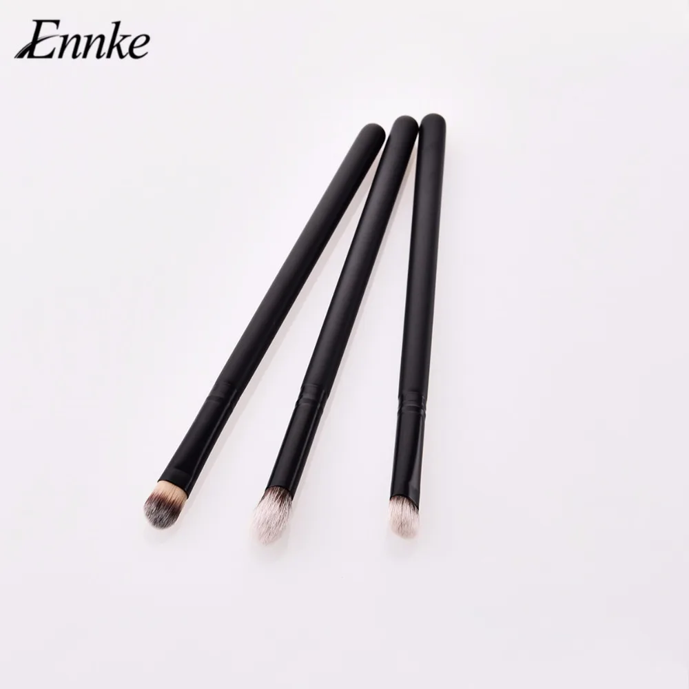 ENNKE Makeup Brushes 3 Pcs Professional Eye Use Brushes 18cm Eyeliner Eyebrow Eyeshadow Beauty Cosmetic Set Oogschaduw Kwasten