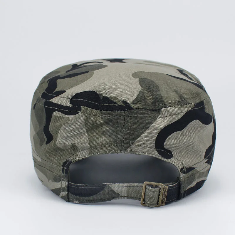 Army camouflage Flat Top Mens Women Caps Hat Adjustable Casual Military Hats for Men Snapback Cadet Military Patrol 2018 New