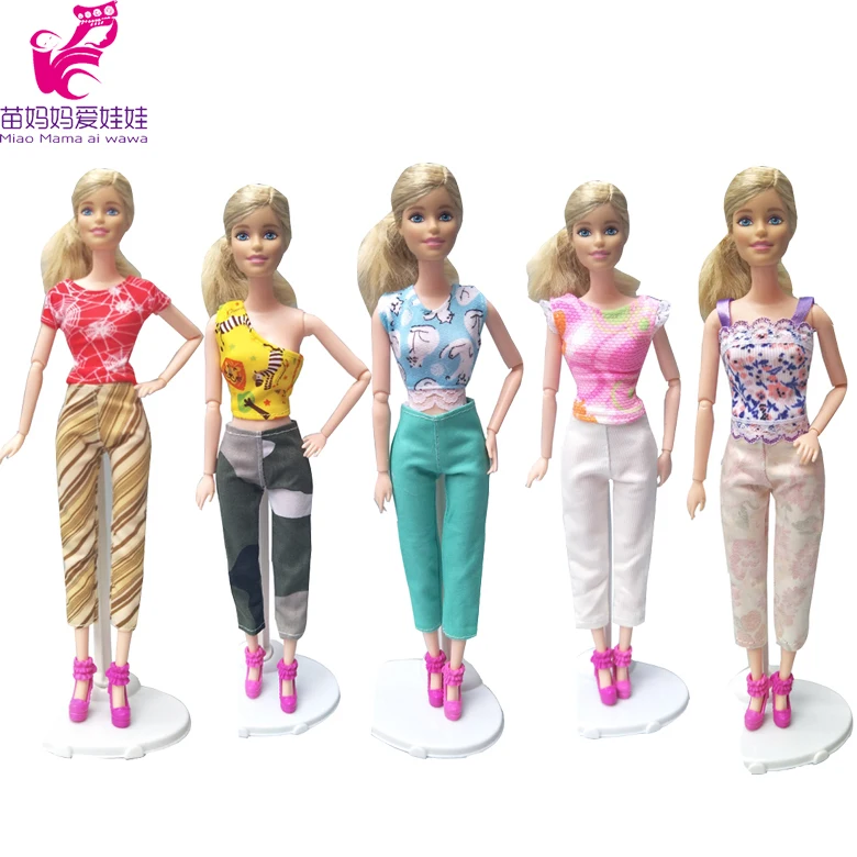 Jacket outfit Clothes pants outwear suit set coat for barbie doll outfits