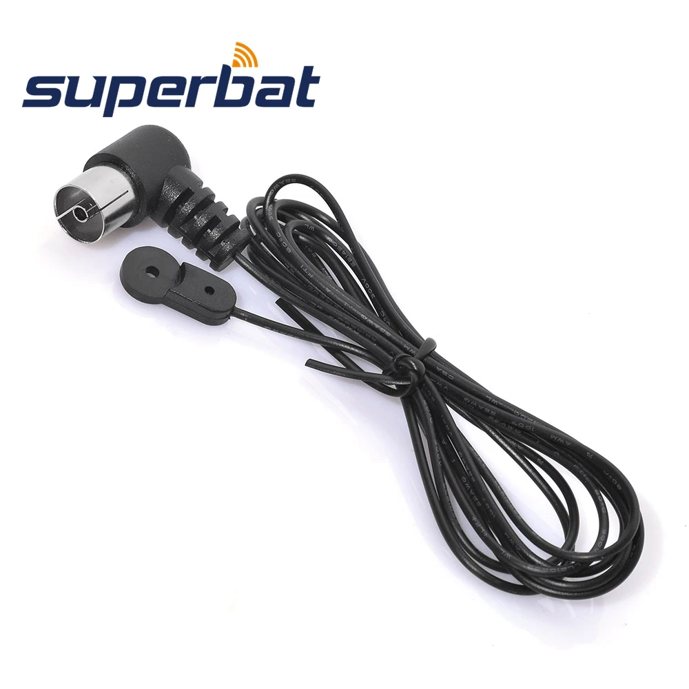 Superbat FM Dipole Indoor Antenna 75 ohm PAL Connector Push On Female for HiFi AM/FM Radio Yamaha Oenon Bose Sherwood Marantz