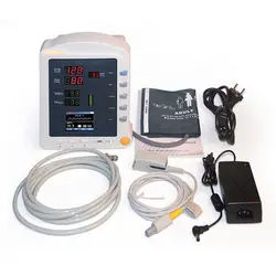 2018 New Portable Patient Monitor w NIBP SPO2 Blood Oxygen Pulse Rate Home Use Vital Signs Patient Monitor