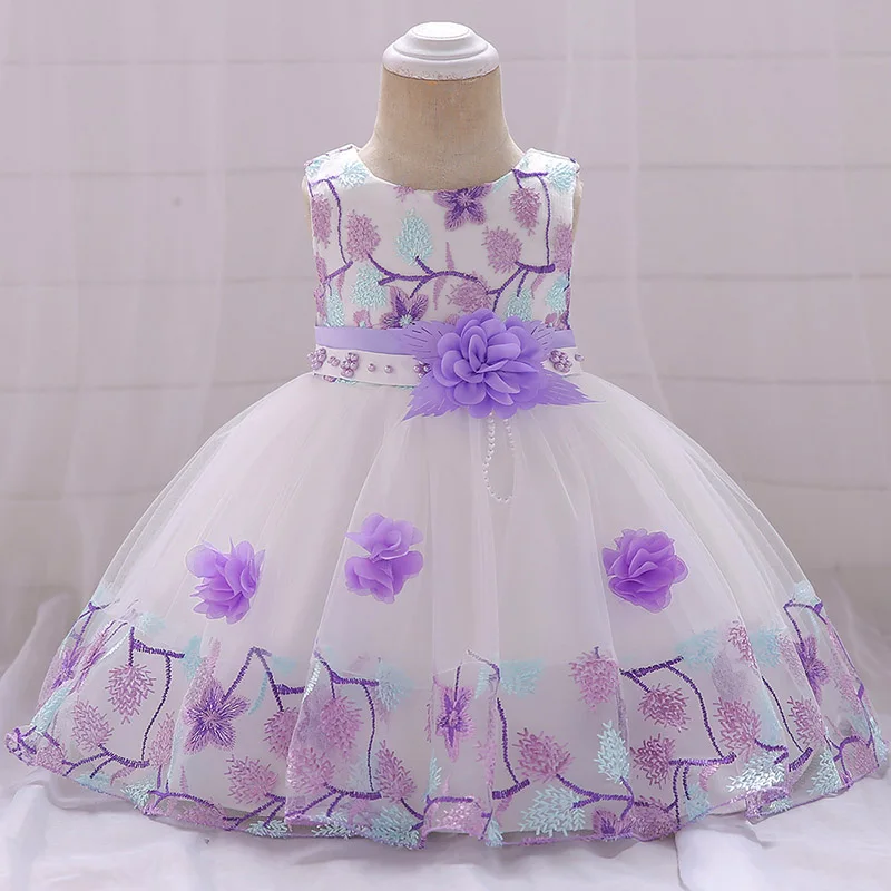 Baby Girl Dress 1 Year Birthday 3 6 9 12 18 24 Months Toddler Kids Clothes Lace Christening Gown Princess Infant Party Costume