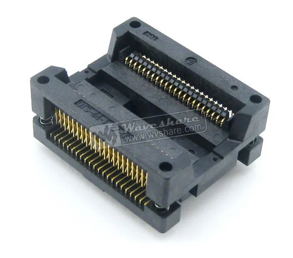 

Программируемое гнездо для тестирования Enplas IC SOP44 SOIC44 OTS-44-1.27-03, адаптер для программирования обгорания, ширина 13,3 мм, шаг 1,27 мм