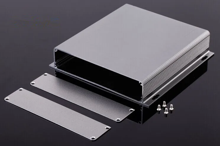 มินิอลูมิเนียมเครื่องขยายเสียง/อิเล็กทรอนิกส์กรณีตราสาร/plcควบคุมเชลล์/AMP E Nclosure/กรณี/DIYกล่อง(155*32*155mm)