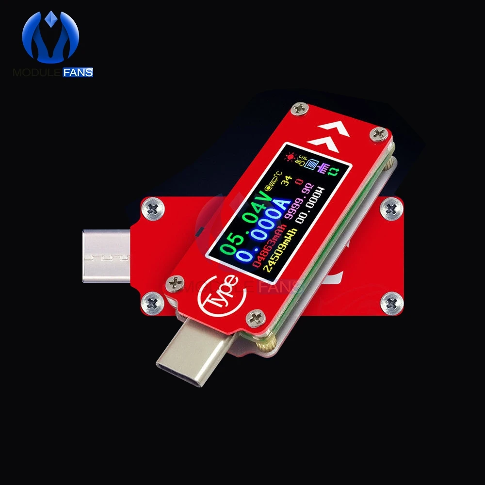 Voltímetro usb tipo c tc64