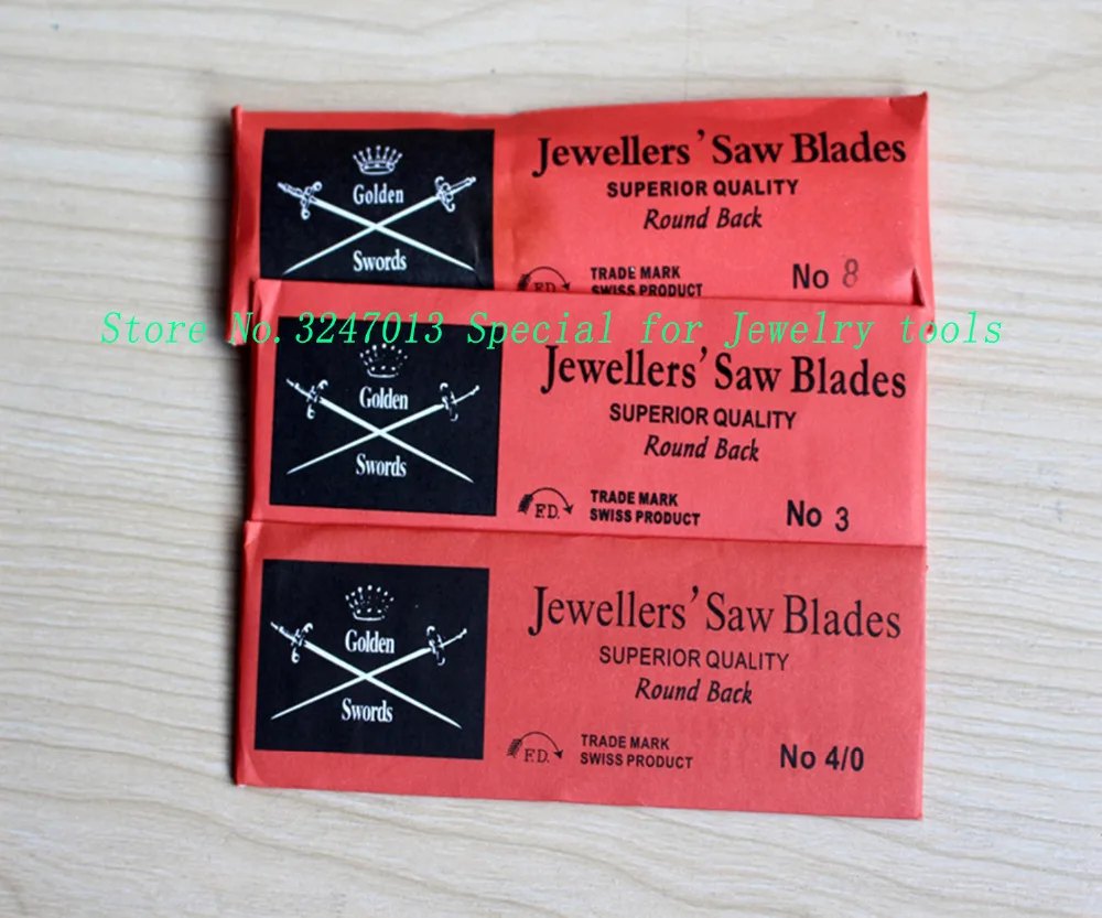 144PCS/BAG Jewelry Sawbldes Piercing Metal Cutting Blade for jewelers saw frame